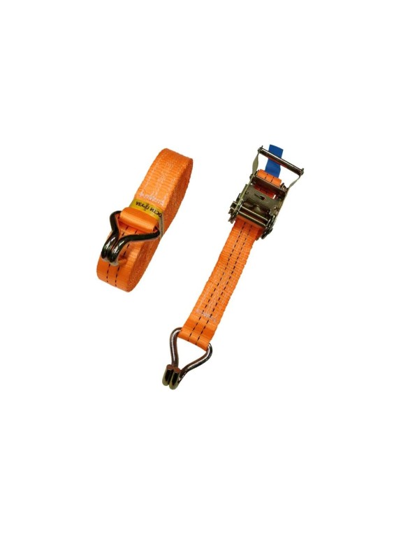Стяжной ремень UVE 1,0/2,0 т, 6 метров, 35мм, RS2-35-2000-6-orange