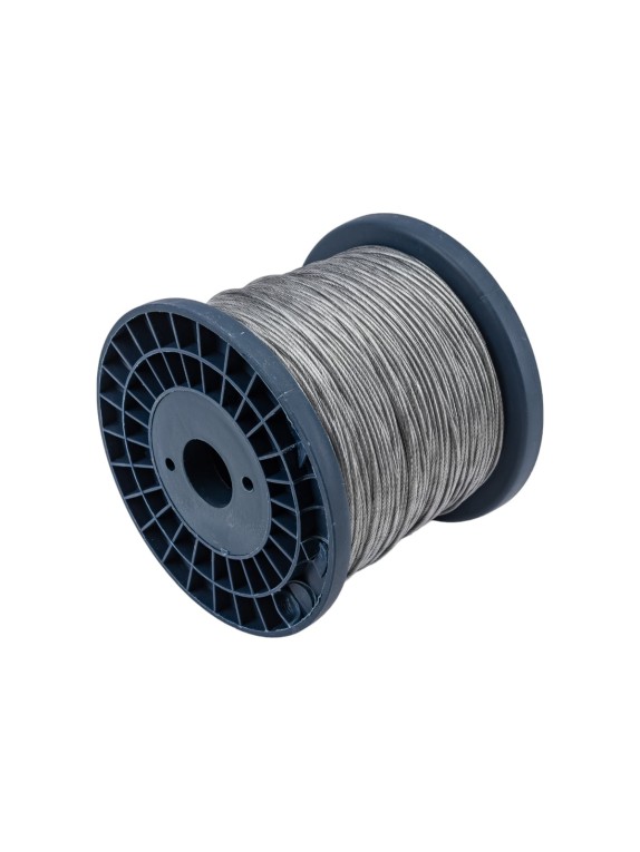 Стальной трос в ПВХ STARFIX SWR М1, PVC М2, DIN 3055, бухта 200 м SMP-53692-200