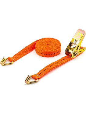 Ремень для крепления груза FIT храповый механизм, лента 25 мм x 5 м, 800 кг / 1600 кг 64915