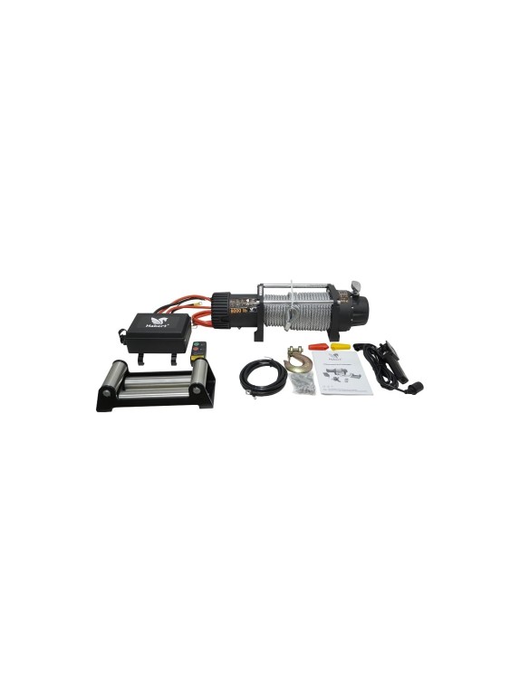 Электрическая лебедка Habert 8000LB, стальной трос 00-00158883