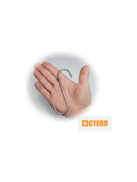 Крюки для мяса ООО Степл 4х120 мм, 10 шт из пищевой, нержавеющей стали H0104120