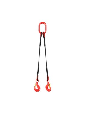 Канатный двухветвевой строп Grosco 2СК 1 т, 2 м, заплетка RS2X01002
