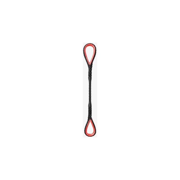 Канатный строп Grosco ВК 1 т, 6 м, ветвь канатная, заплетка RSB01006