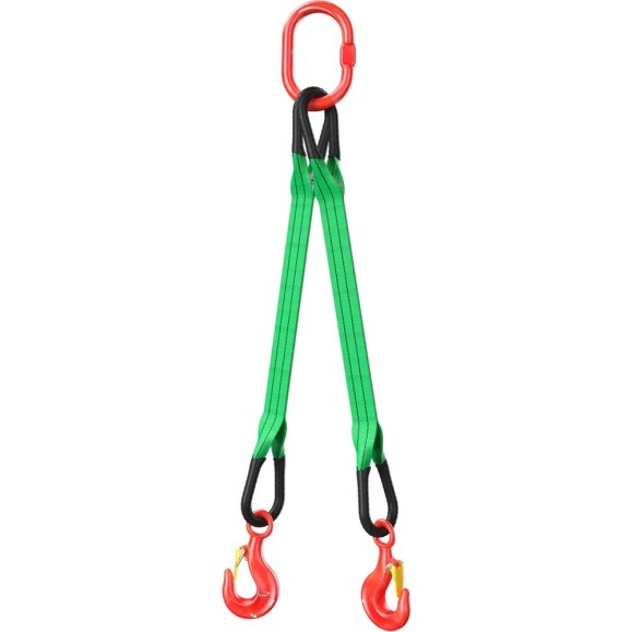 Текстильный двухветвевой строп Grosco 2СТ 40 т, 8 м TX2X40008