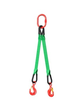 Текстильный двухветвевой строп Grosco 2СТ 32 т, 1 м TX2X32001