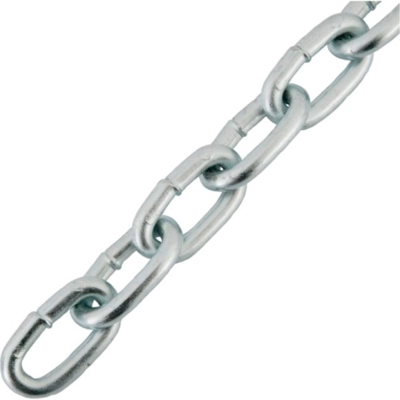 Сварная короткозвенная цепь STARFIX оцинкованная, М5, DIN 766, бухта 30 м SMP-63685-30