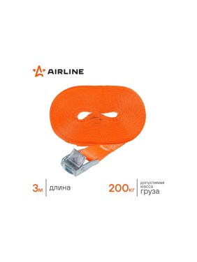 Ремень крепления груза с фиксатором (3 м, 200 кг) Airline AS-T-01