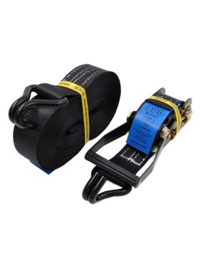 Стяжной ремень UVE 2.5/5 т, 10 м, черный RS2-50-5000-10-black