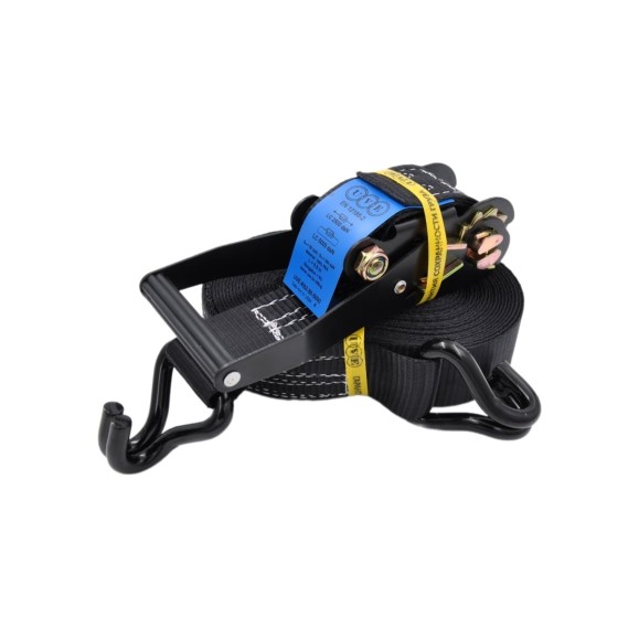 Стяжной ремень UVE 2.5/5 т, 10 м, черный RS2-50-5000-10-black
