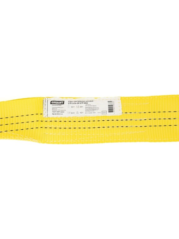 Текстильный петлевой строп Gigant Professional СТП 3 т, 2 м GP-STP-0002