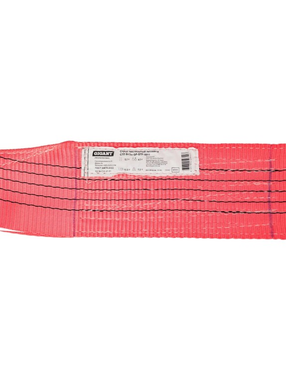 Текстильный петлевой строп Gigant Professional СТП 5 т, 3 м GP-STP-0011