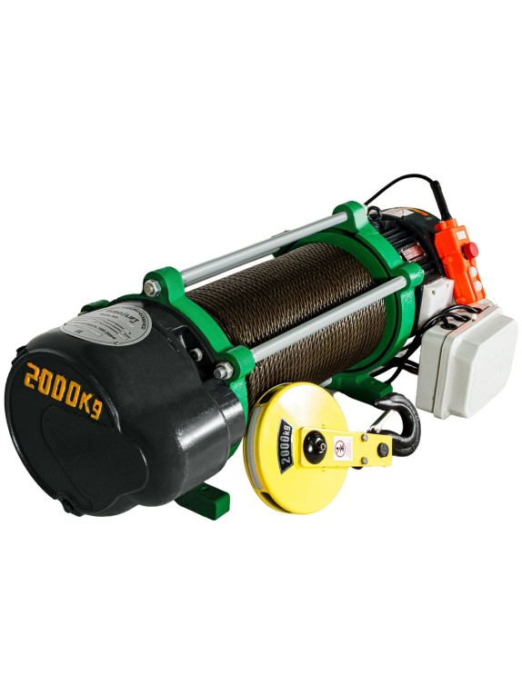 Лебедка электрическая ( электролебедка 1000/2000кг, 30/15м, U=380v, P3, 50HZ) EURO-LIFT KCD 00019831