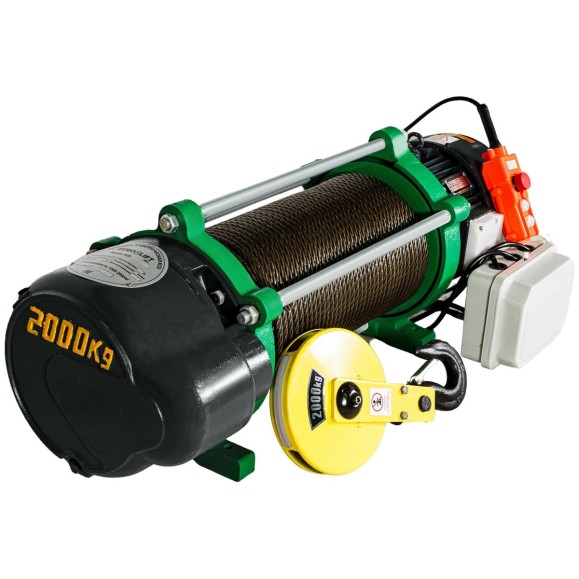 Лебедка электрическая ( электролебедка 1000/2000кг, 30/15м, U=380v, P3, 50HZ) EURO-LIFT KCD 00019831