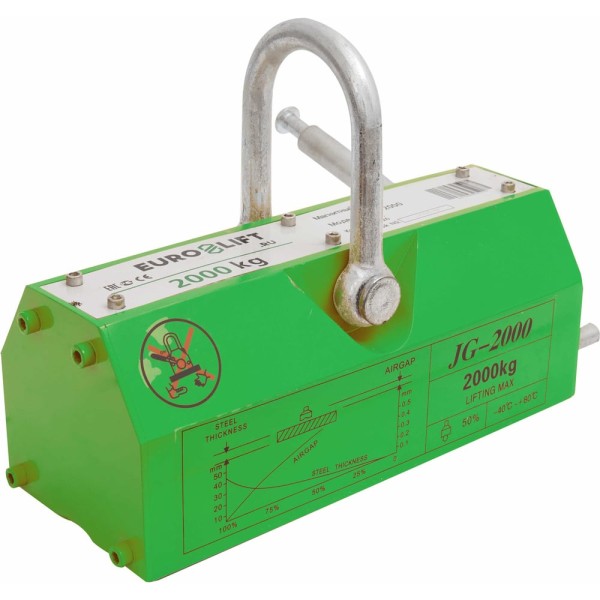 Захват магнитный (г/п 2000 кг) EURO-LIFT JG-2000 PML-20 00012326