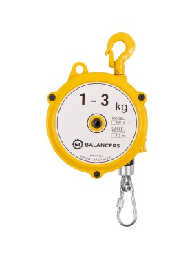 Пружинный балансир ET Balancers грузоподъемность 1-3 кг, ход троса 1.3 м, модель 1-3 100588524