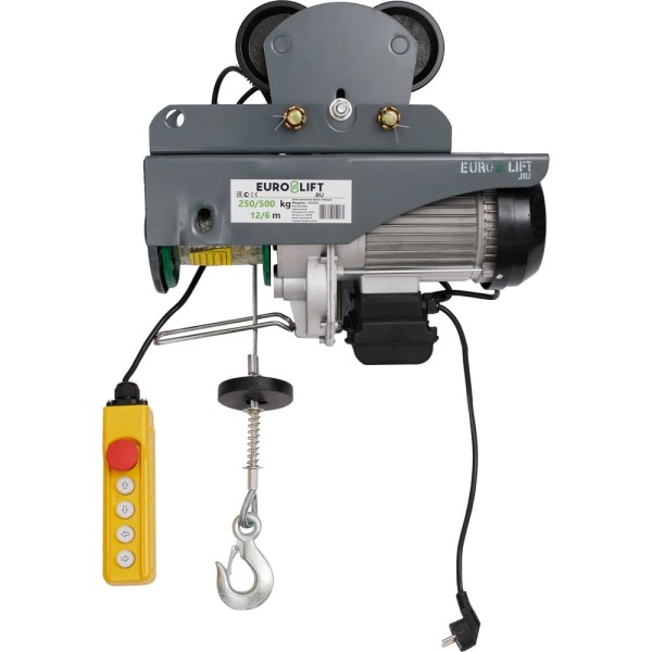 Электрическая передвижная лебедка (250кг/500кг, 220В) EURO-LIFT KX 500 00002842