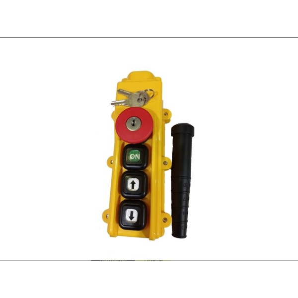 Пульт управления OCALIFT 2 кнопки, 2 скорости, стоп, старт, ключ IP55 TNHA1-61S
