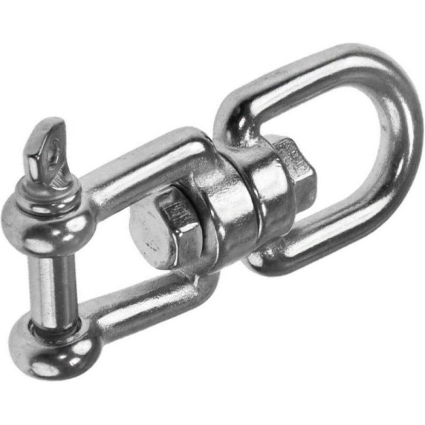 Вертлюг петля-вилка ЦКИ 10 мм, 1.12 т, горячий цинк, 1 шт. 11657