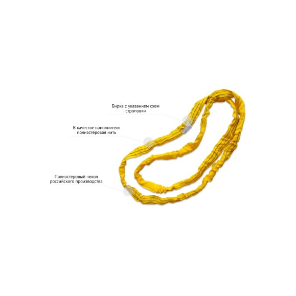 Строп круглопрядный кольцевой САМСОН КСК 25 т-8/16 м 10400041652