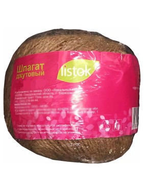 Шпагат джутовый Listok 100м 4610093032145