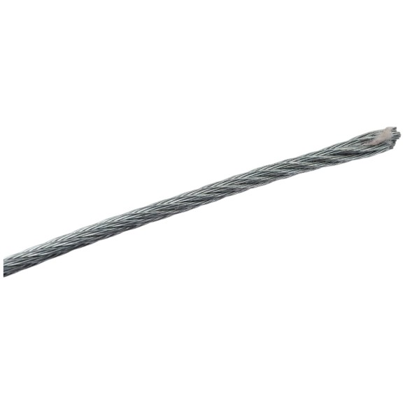 Стальной трос для растяжки DIN 3055, 2 мм, 10 м Tech-Krep 127842