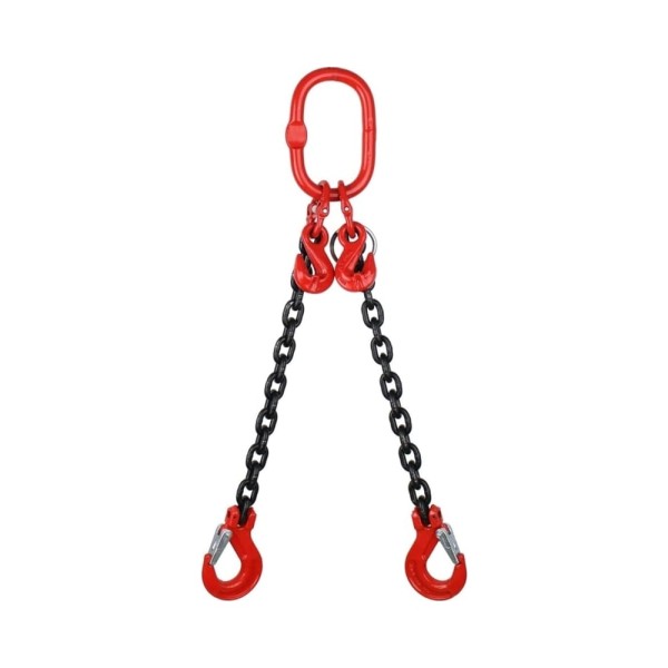 Строп цепной CERTEX 2СЦ 1.6 т, 2000 мм, с крюками укротителями 2СЦL 1,6/2000