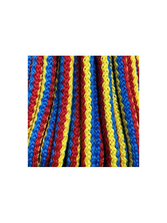 Вязаный шнур Сибшнур Color диаметр 8 мм, цветной, 20 м, моток 30236