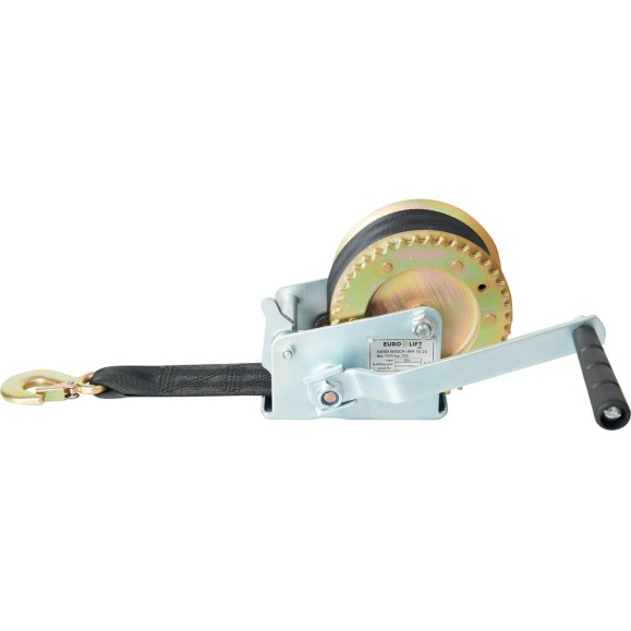 Барабанная лебедка (г/п 700кг, лента 20м) EURO-LIFT WH16-20 0011332