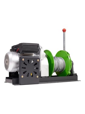Лебедка EURO-LIFT KCD-M 400кг, 30м, U=220 В электрическая  монтажная с рычагом  00-00003037