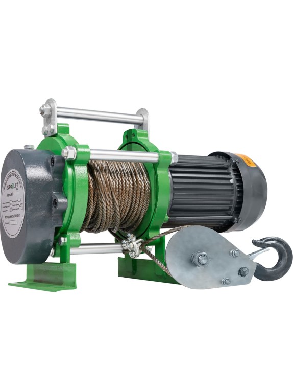 Лебедка электрическая ( электролебедка 300/600кг, 70/35м, U=380v, P3, 50HZ) EURO-LIFT KCD 00019829