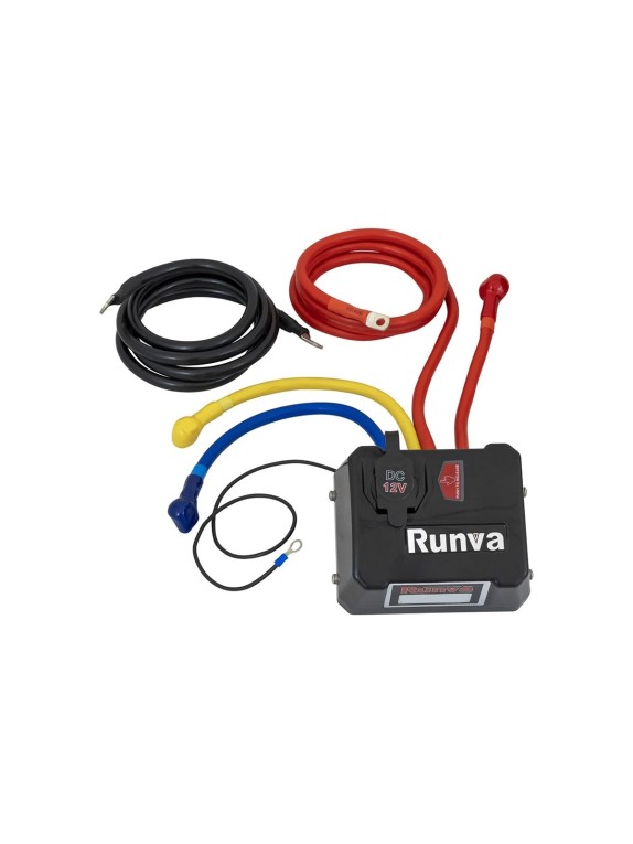 Электрическая лебёдка Runva 12V 18000 lbs влагозащищенная, синтетический трос EWB18000SSR