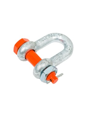 Такелажная прямая скоба со шплинтом HAKLIFT грузоподъемность 1,5 т SAK15SLBP