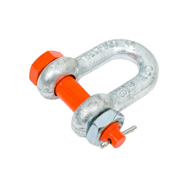 Такелажная прямая скоба со шплинтом HAKLIFT грузоподъемность 1,5 т SAK15SLBP