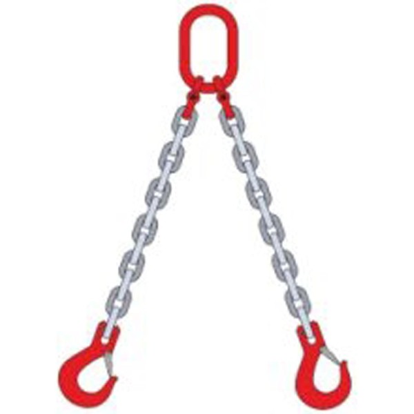 Цепной двухветвевой строп ООО ПКФ Сварком 2СЦ-4,25 т. 6 м.  _с укор.крюками р12807 cр12807