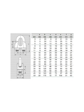 Зажим для троса Доброга М16 150 шт DIN 741 ЦБ-00032959