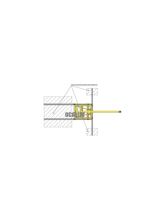 Поворотный скоростной мини кран с лебедкой OCALIFT KADET 300 кг, 40 м, 220В mini-130-300402