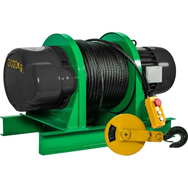 Электрическая лебедка EURO-LIFT KCD 1500/3000 кг, 100/50 м, 380 В 00-00001881