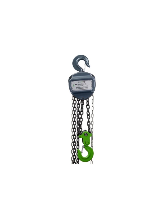Ручная шестеренная стационарная таль EURO-LIFT ТВ ТРШ 5/3 (5 т, 3 м)