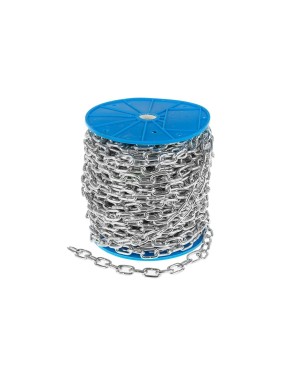 Цепь сварная короткозвенная STARFIX цинк, М3, DIN 766, бухта 50 м SMP-63683-50