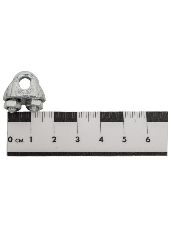 Зажим для троса REXANT оцинкованный, d3/4 мм, DIN 741, 100 шт. 09-5603