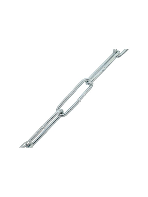 Цепь Fixbox DIN 763, дл. звено, 2 мм, белый цинк, 2.5 м 204520