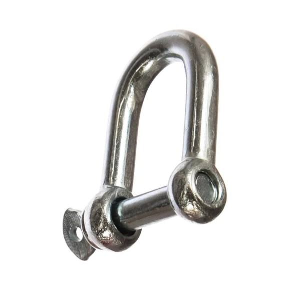 Скоба такелажная STEELREX прямой тип, цинк, 6 мм, упаковка 2 шт. 0507006000W100000210