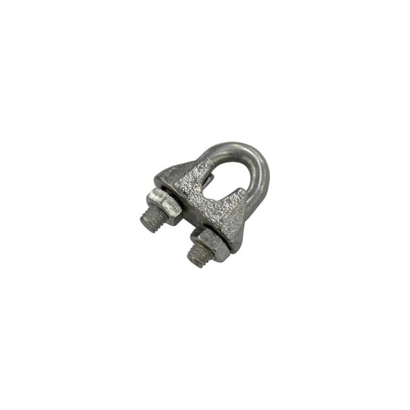 Зажим для стальных канатов STEELREX DIN 741, цинк, 10 мм, упаковка 2 шт. 0519010000W100000210