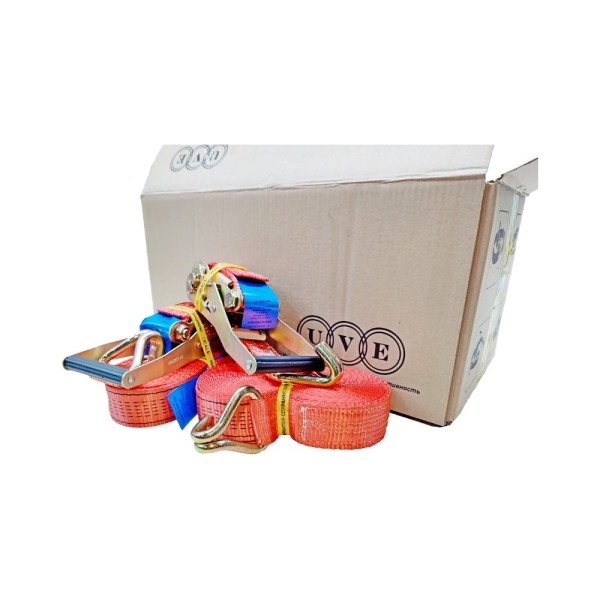 Ремень стяжной UVE 2.5/5.0 т, 12 м, 10 шт RS2-50-5000-12-pack10