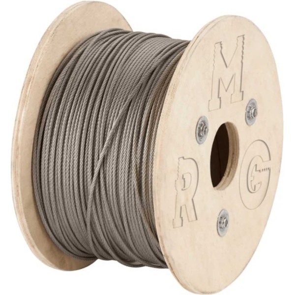 Трос стальной RMG М6 DIN 3055, цинк, 100 м Т/С-3055-06-0100