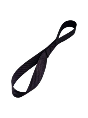 Петля текстильная крепежная UVE 25 мм, 0.5 т, 0.3 м, черная FL-25-500-0,3-black