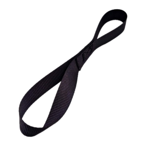 Петля текстильная крепежная UVE 25 мм, 0.5 т, 0.3 м, черная FL-25-500-0,3-black