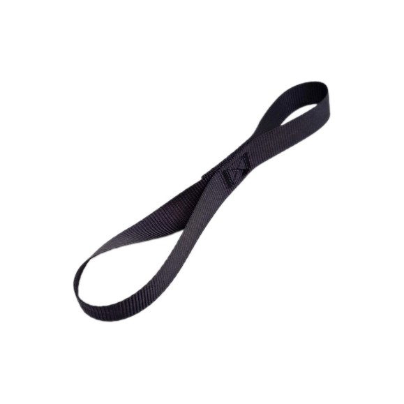 Петля текстильная крепежная UVE 25 мм, 0.5 т, 0.3 м, черная FL-25-500-0,3-black
