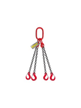 Строп цепной OCALIFT 4СЦ 17 т, 2,5 м, цепь глазированная, Т8, G80 4sc17000t25f