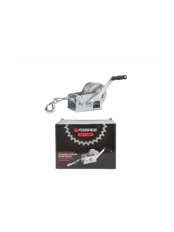 Барабанная ручная лебедка Forsage г/п 810кг F-KB-S-1800 52427